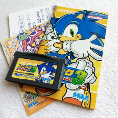 Sonic 3 Game Boy Advance GBA Japan Ver. Sonic Team Sega 2004 Nintendo AGB-P-B3SJ