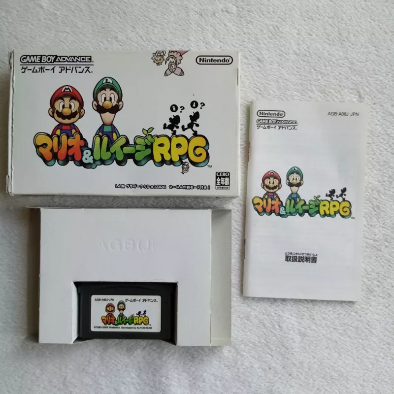 マリオ＆ルイージRPG Game Boy Advance GBA Japan Ver. 2003 Nintendo AGB-P-A88J