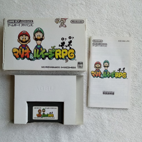 Mario & Luigi RPG Game Boy Advance GBA Japan Ver. 2003 Nintendo AGB-P-A88J