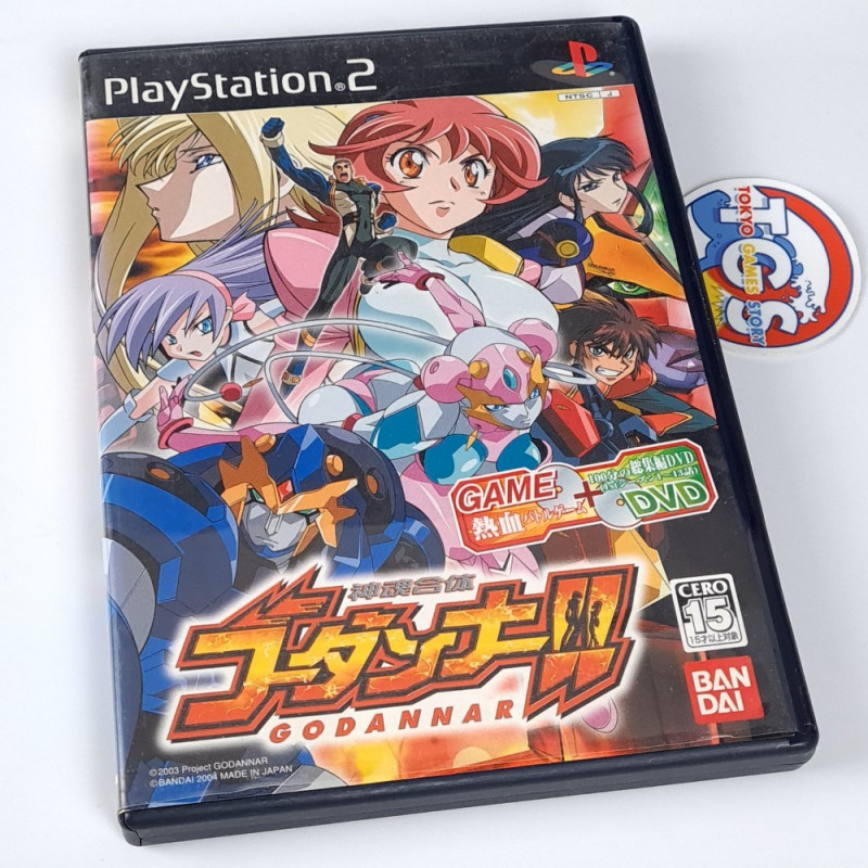 Shinkon Gattai Godannar PS2 NTSC-JAPAN Playstation 2 Bandai Action Fighting 3D