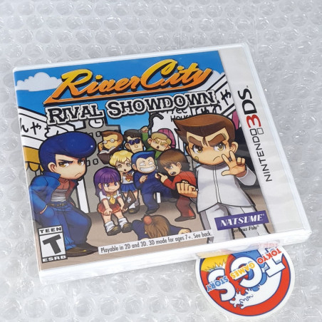 River City Rival Showdown (KunioKun) Nintendo 3DS NTSC-US Game New FactorySealed