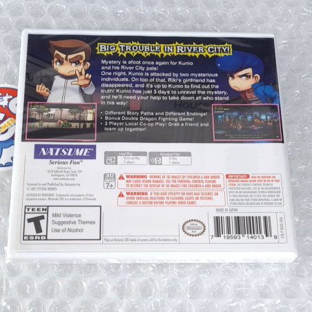 River City Rival Showdown (KunioKun) Nintendo 3DS NTSC-US Game New FactorySealed