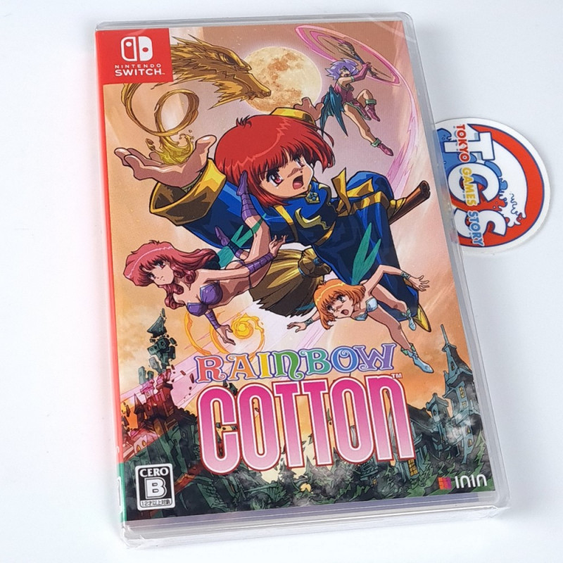 Rainbow Cotton Switch Japan Physical Game In EN-FR-DE-ES-IT NEW (Shmup/Shooting)