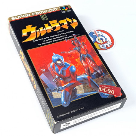 ウルトラマン Super Famicom (Nintendo SFC) Japan Ver. Super Hero Bandai Fighting 1990 SHVC-UM