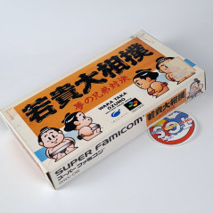 WakaTaka Ozumo: Brothers Dream Match Super Famicom Japan Nintendo SFC Sumo Wrestling