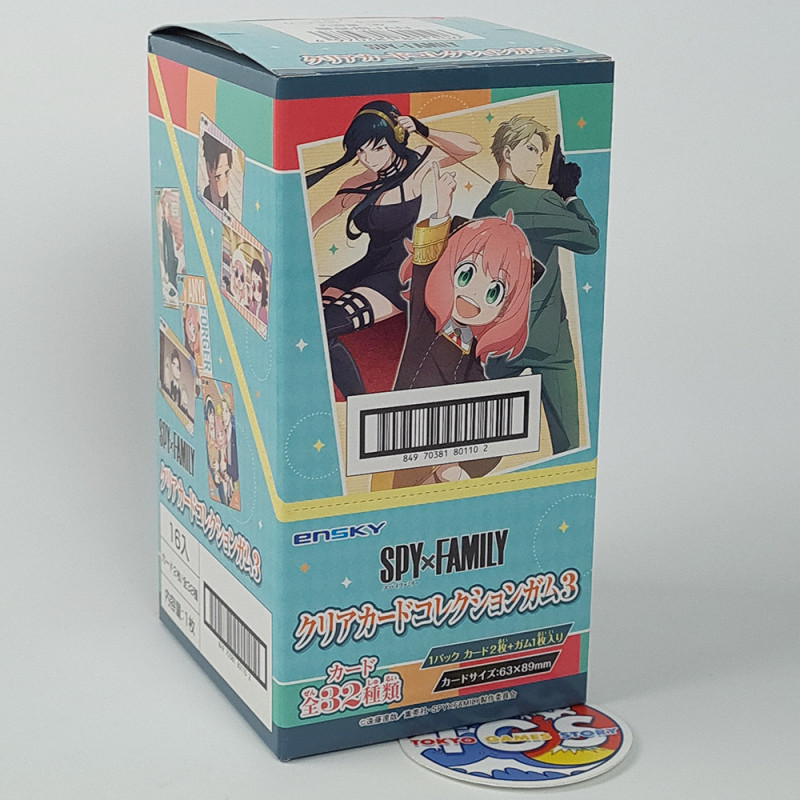 Spy x Family Clear Card Collection 3 Japan New Ensky Cartes Transparentes