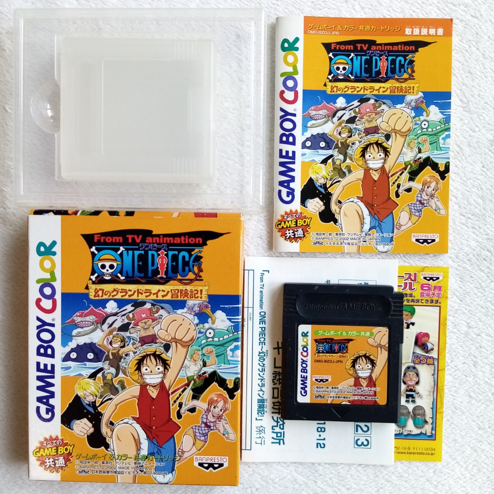 絶品 Gbc 02年 販促ポスター 店頭 B2 幻のグランドライン冒険記 ワンピース ゲームボーイカラー 非売品 バンプレスト Piece One ソフト その他 Hlt No