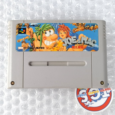 Joe & Mac : Caveman Ninja (Cartridge Only) Super Famicom Japan Nintendo SFC Platform Action Data East 1991