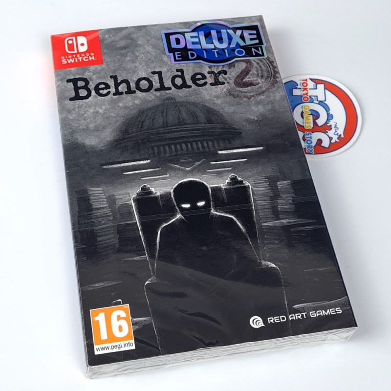 Beholder 2 Deluxe Edition +Notebook Switch Red Art Games (English-DE-ES-KR-CH/Adventure Strategy) New
