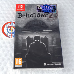 Beholder 2 Deluxe Edition +Notebook Switch Red Art Games (English-DE-ES-KR-CH/Adventure Strategy) New