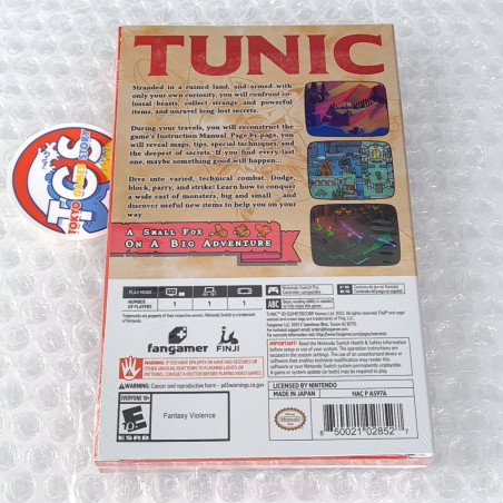 Tunic Nintendo Switch USA Game in Multi-Language NEW (FanGamer Action Adventure)