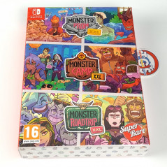 MONSTER PROM CAMP ROADTRIP XXL Triple Pack Deluxe Edition Switch Super Rare Games New