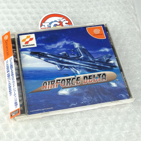 Air Force Delta (+Spine Card) Sega Dreamcast Japan Game (Konami Flight Shooting)