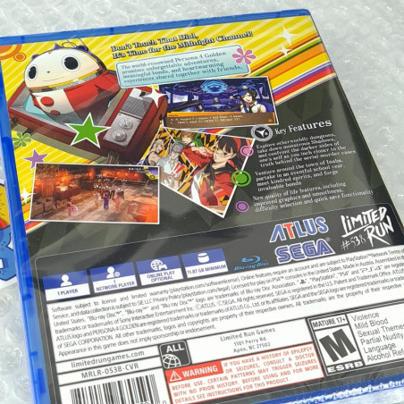Persona 4 Golden P4G PS4 US Limited Run Games (MultiLanguage/RPG)New