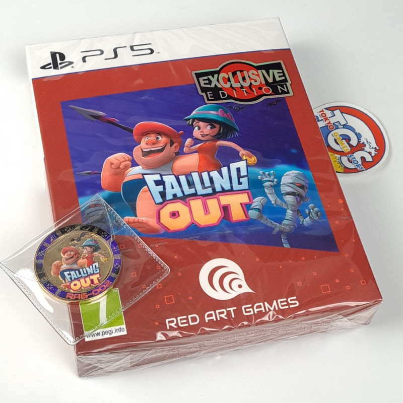 FALLING OUT EXCLUSIVE EDITION +Coin RAG-002 PS5 NEW Multi-Language Red Art Games