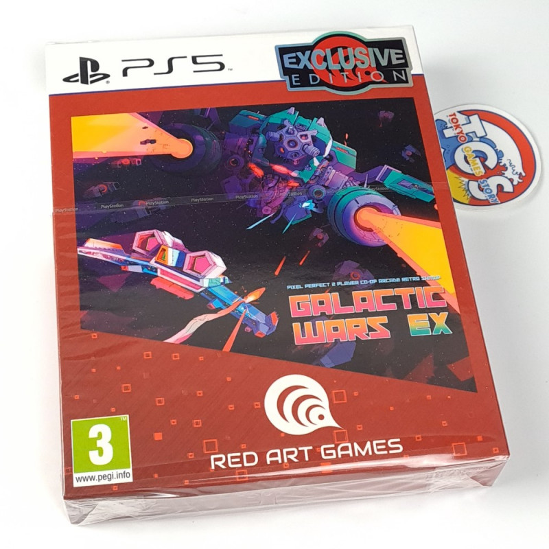 Galactic Wars EX EXCLUSIVE EDITION RAG-003(999Ex.) PS5 NEW Red Art Games SHMUP