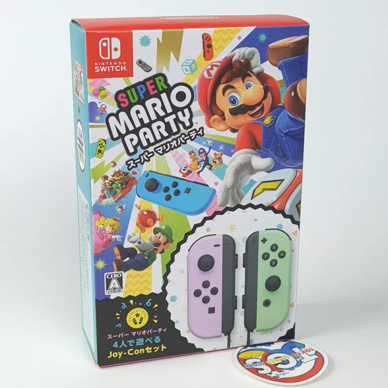 Super Mario Party Joy-Con Bundle (Pastel Purple/Green) Switch  (Multi-Language) Japan New