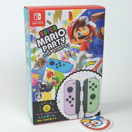 Super Mario Party Joy-Con Bundle (Pastel Purple/Green) Switch (Multi-Language) Japan New