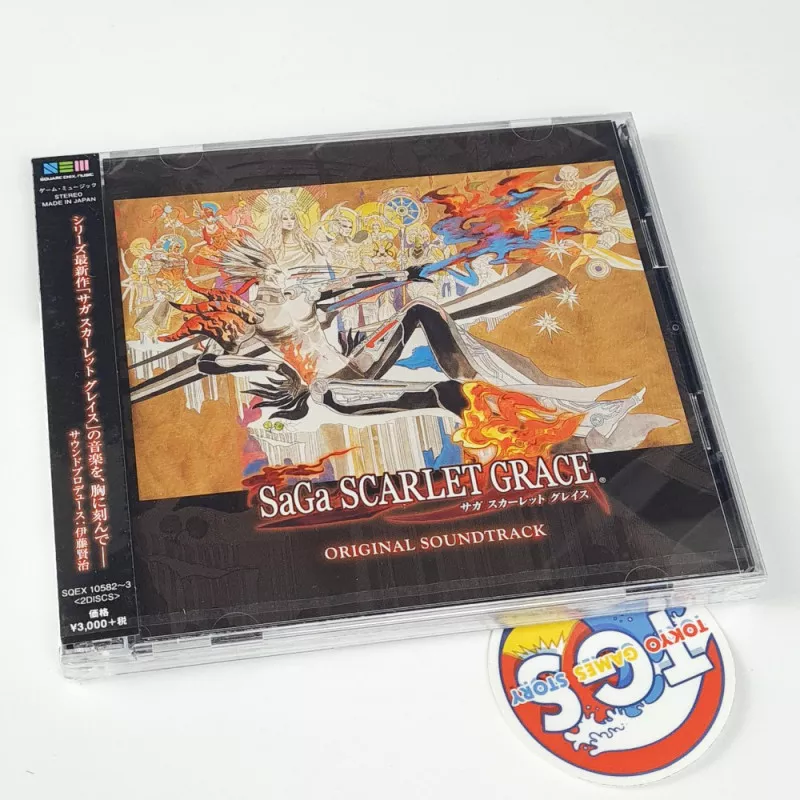 Saga Scarlet Grace Original Soundtrack 2CD OST Square Enix Japan New (Game  Music)