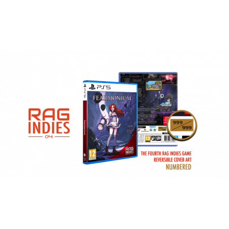 Fearmonium RAG INDIES 04 (999Ex.Only) PS5 NEW(Red Art Games/English/CUPHEAD)