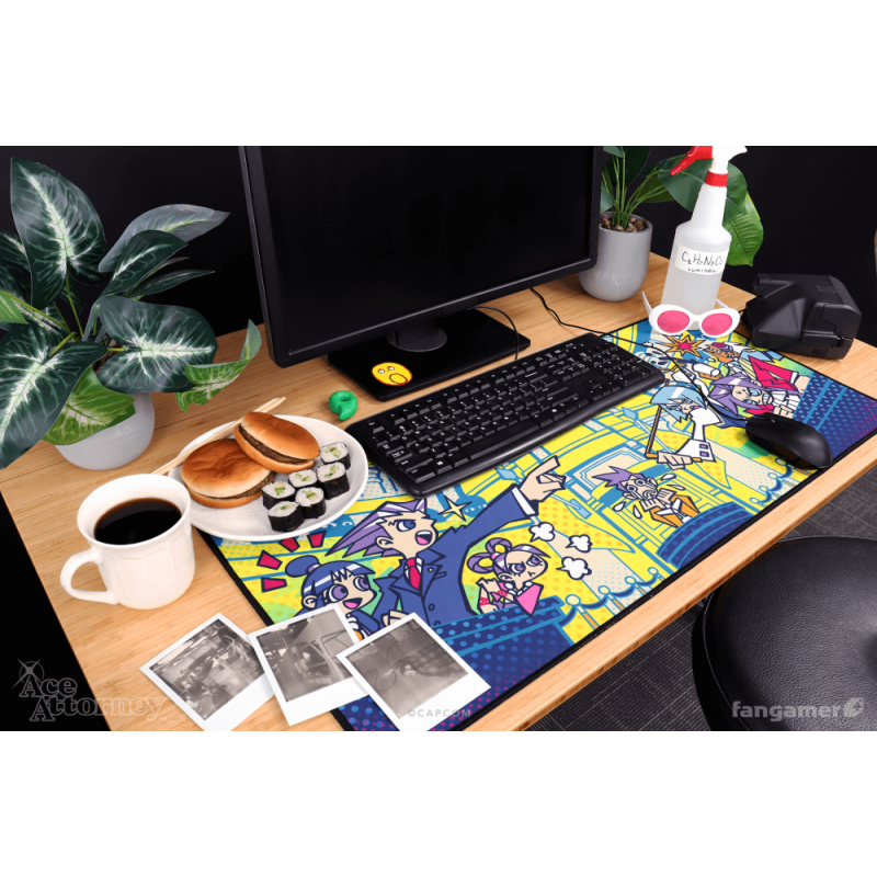 ACE ATTORNEY desk mat Gaming Mouse Pad XXL Fangamer Capcom Japan NEW Tapis de Souris