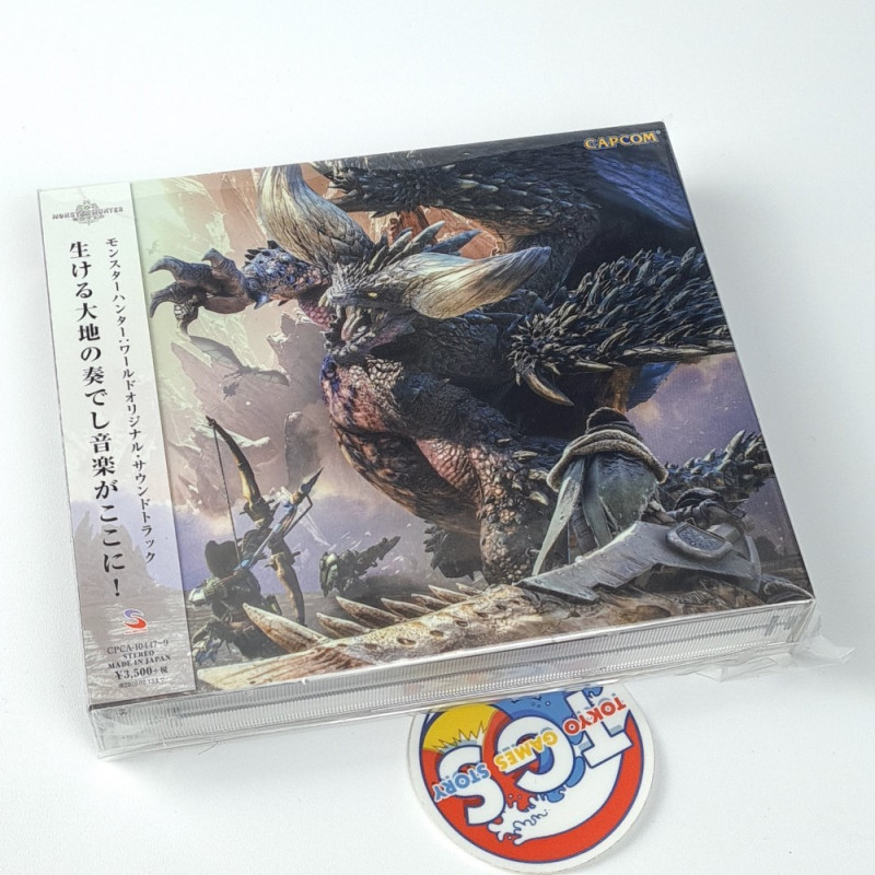Monster Hunter: World Original Soundtrack 3-CD OST (Game Music) Japan NEW