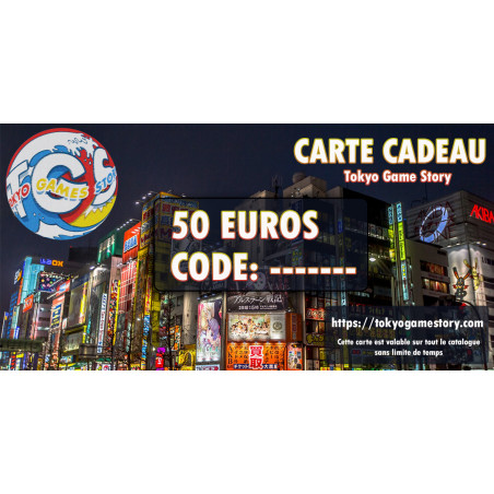 CARTE CADEAU 50€ Tokyo Game Story