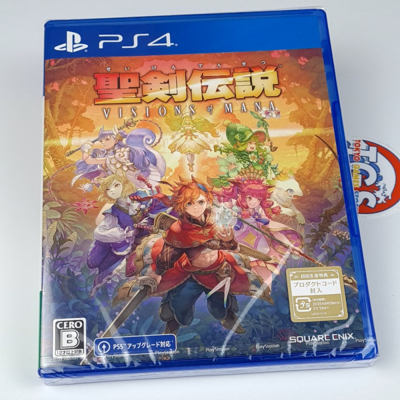 Visions of Mana PS4 Japan Ed. New (Game In Eng-Fra-Ger-Esp) RPG/Square enix