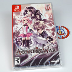 Record of Agarest War Nintendo Switch USA Game (Tactical RPG) New (Agarest Senki)