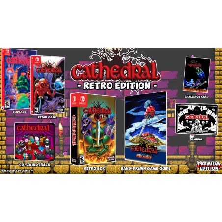 CATHEDRAL RETRO EDITION (500Ex.) SWITCH Premium Edition Games 07 G4G New Sealed Action Adventure