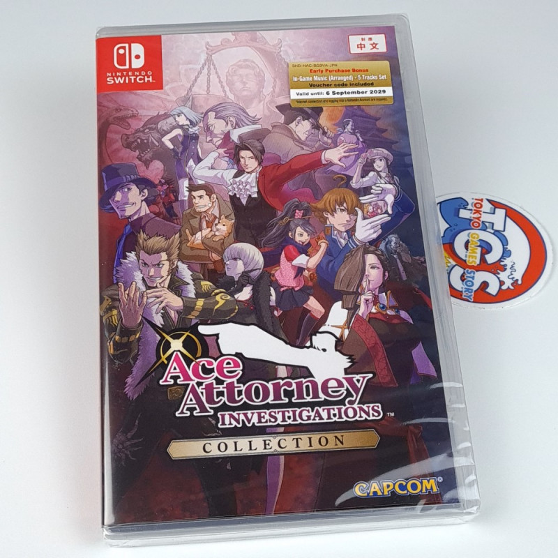 Ace Attorney Investigations Collection Switch English Cover Ed. (Multi-Language) New