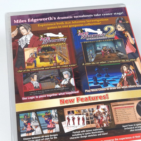 Ace Attorney Investigations Collection Switch English Cover Ed. (Multi-Language) New