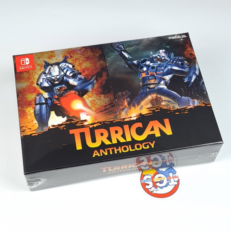 Turrican Anthology Japan Limited Edition Switch (Games in ENGLISH-FR-DE-ES-IT)  New