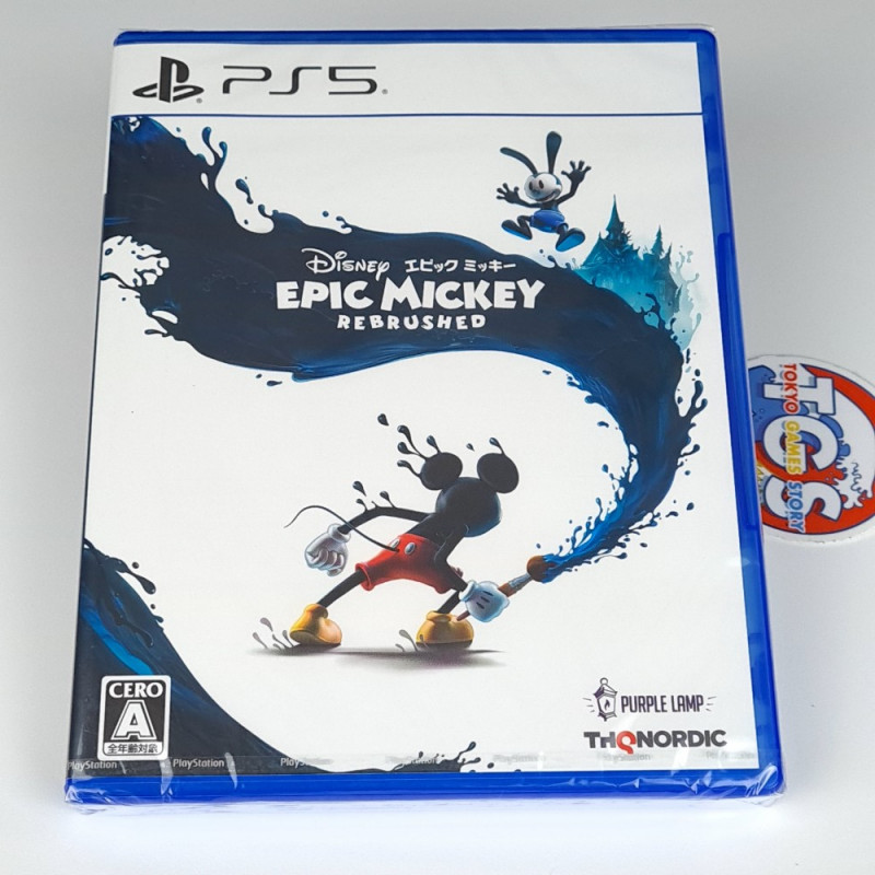 Disney Epic Mickey Rebrushed PS5 Japan Game In EN-FR-DE-ES-IT-PT NEW(Platform)