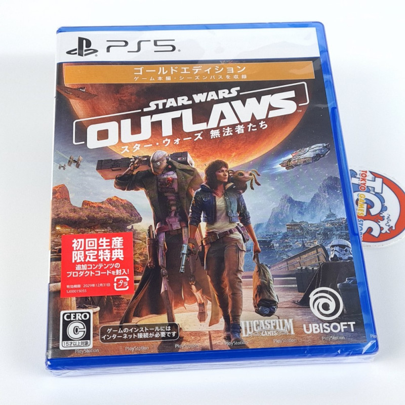 Star Wars Outlaws GOLD EDITION PS4 Japan New (Game In Eng-Fra-Ger-Esp-Ita-Por) Action Adventure/Ubisoft