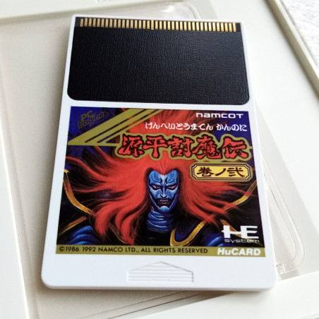 源平討魔伝 巻ノ弐 Nec PC Engine Hucard Japan Ver. PCE Tomaden 2 Namco 1992 Action (DV-LN1)