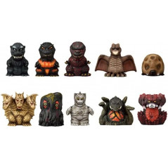 Godzilla Soft Vinyl Puppet Mascot (Full Set of 10 Pieces) Japan New