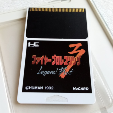 ファイヤープロレスリング3 Legend Bout Nec PC Engine Hucard Japan Ver. PCE Human (DV-LN1)