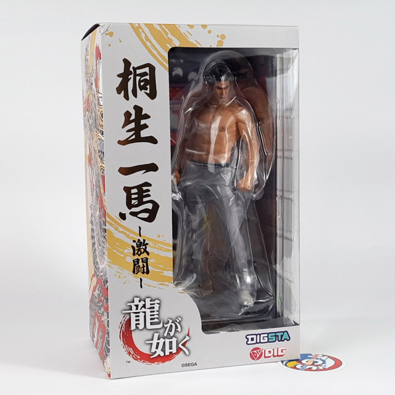 Digsta Yakuza / Like a Dragon: Kiryu Kazuma -Fierce Battle- PVC Figure Japan New