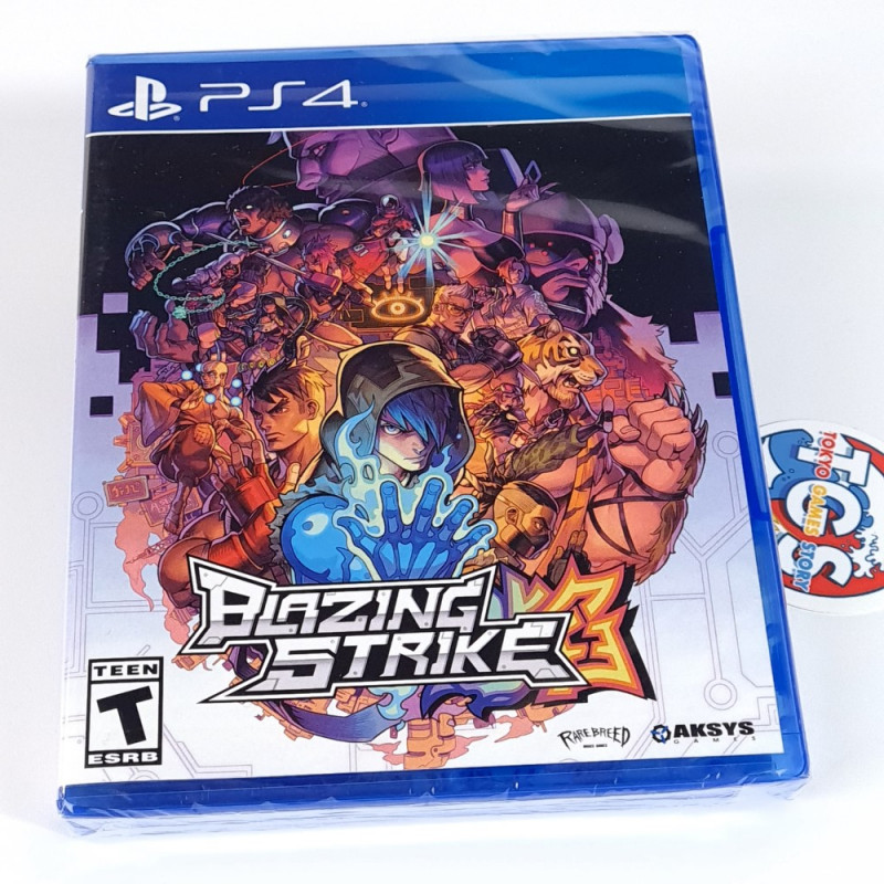 Blazing Strike PS4 US Edition New (2D Fighting Game)