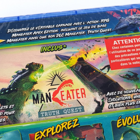 Maneater Apex Edition PS4/PS5 FR Game In EN-FR-DE-ES-IT-PT-KR-CH NEW Shark/Requin Action RPG Tripwire