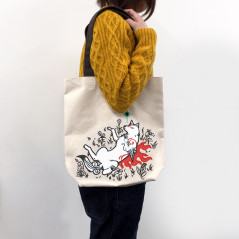 Okami 14th Anniversary Collection Mofumofu Belly Applique Tote Bag E-Capcom limited Edition