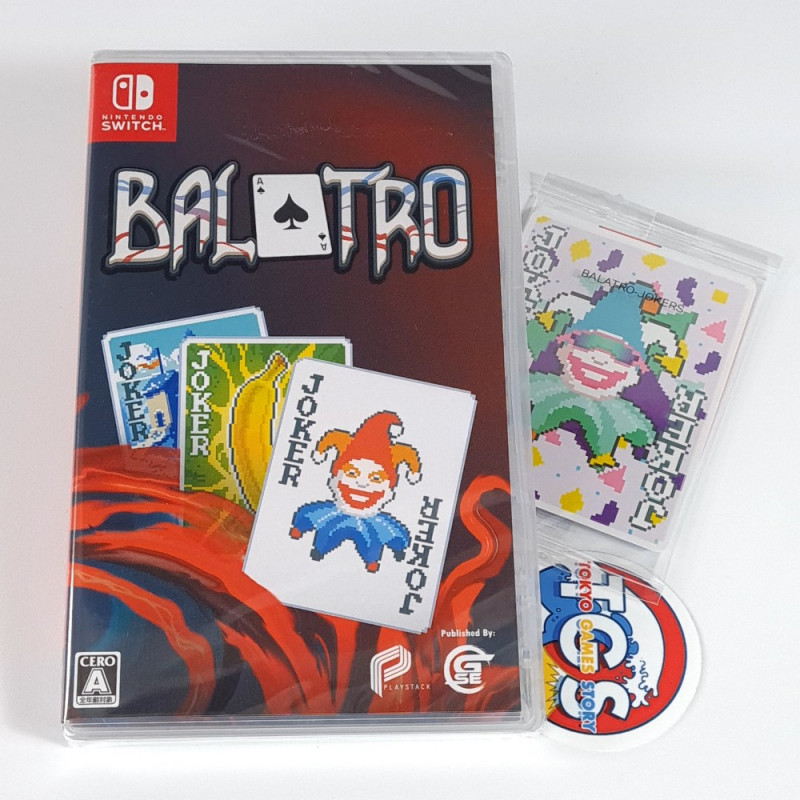 Balatro + Bonus Joker Cards Nintendo Switch Japan New (Multi-Language/Poker Game)