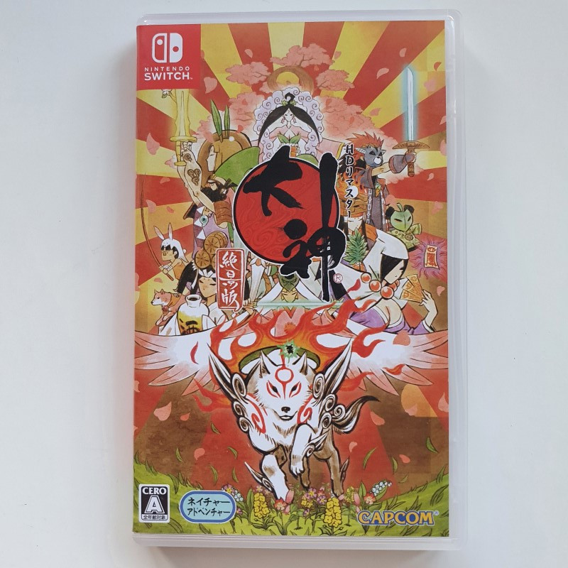 Okami: Zekkeiban Nintendo Switch JAP With French Subtitle Vers.USED Capcom Aventure Action