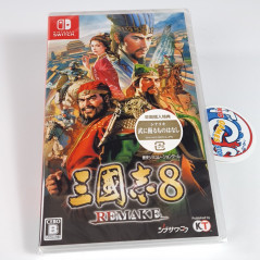 Romance of The Three Kingdoms 8 Remake Switch Japan New (Sankokushi/Strategy)