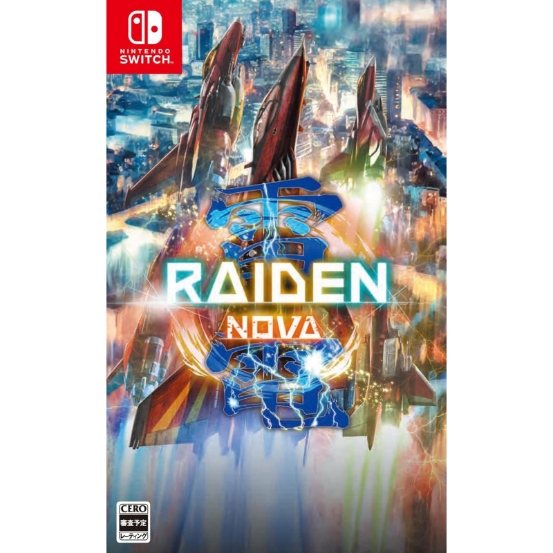 Raiden NOVA +Preorder Bonus Nintendo Switch Japan Game in ENGLISH New (Shmup/Shoot'em up)