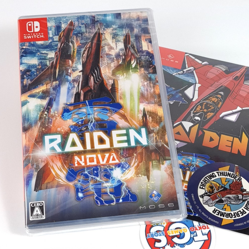 Raiden NOVA +Preorder Bonus Nintendo Switch Japan Game in ENGLISH New (Shmup/Shoot'em up)