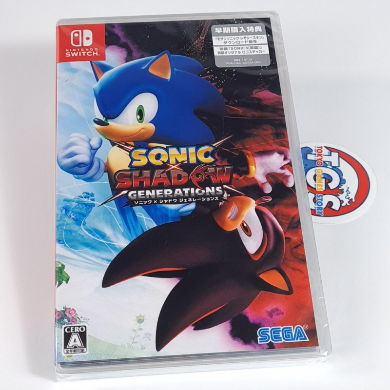 Sonic x Shadow Generations Nintendo Switch Japan Ed. New (Multi-Language)