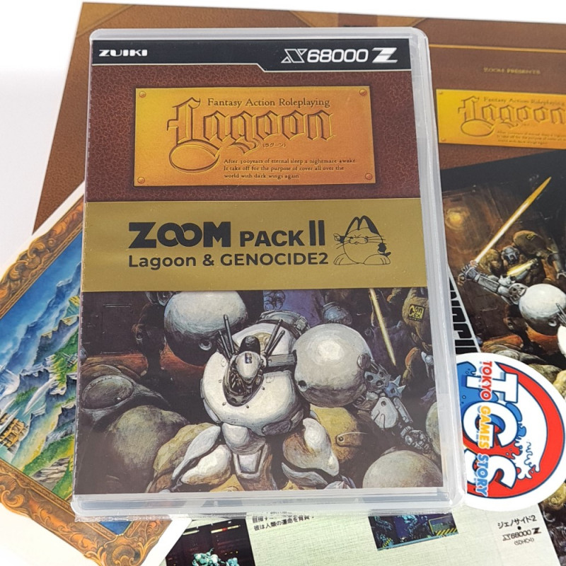 Lagoon + Genocide 2 Zoom Pack II for X68000 Z (2 games) Japan New