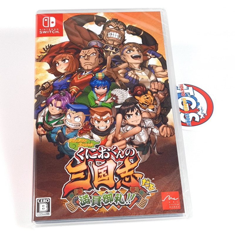 River City Saga: Three Kingdoms Next Switch Japan New (KunioKun/Beat'em Up)